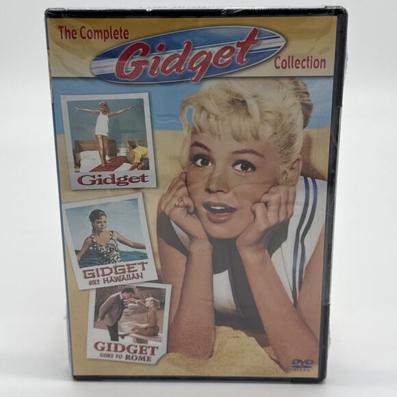 Gidget - The Complete Collection on DVD (2004, 2-Disc Set) New Sealed - Picture 1 of 3
